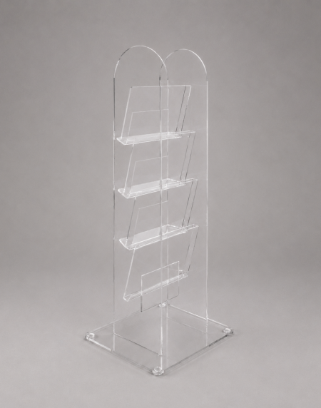 porta-folhetos-acrilico-base-quadrada